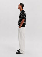 Noirway Striped Knit T-Shirt