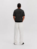 Noirway Striped Knit T-Shirt