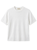 Basic Knit Tee - white